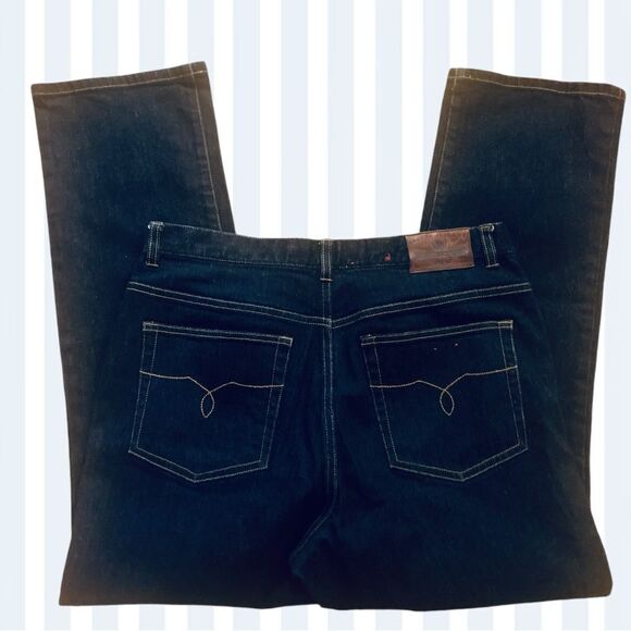 Ralph Lauren Dark Blue/black Denim Jeans - Picture 1 of 6